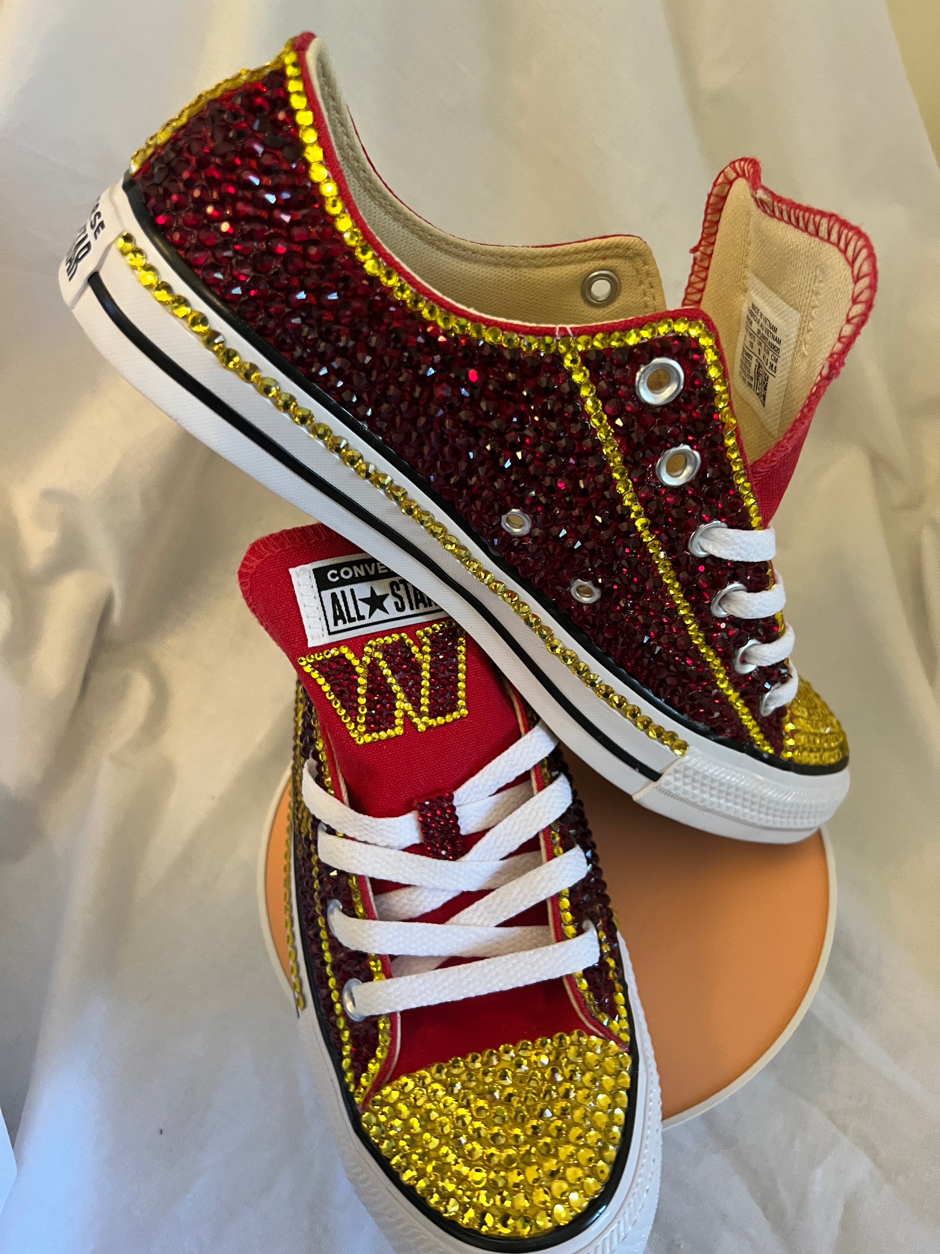 Washington Commanders Rhinestoned Converse