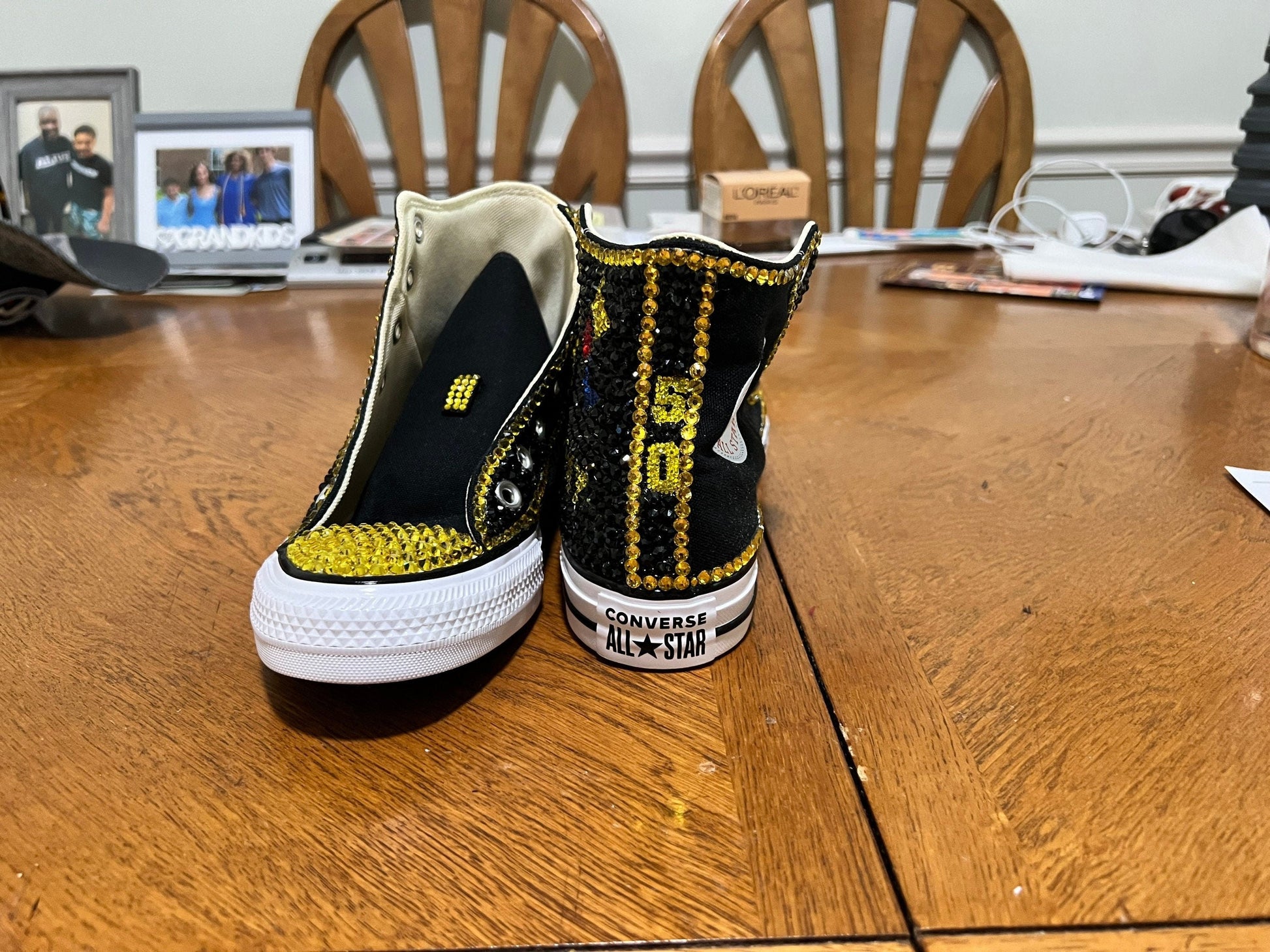 Professional or College Tennis Shoes, converse, wedding, quinceanera, bling shoes