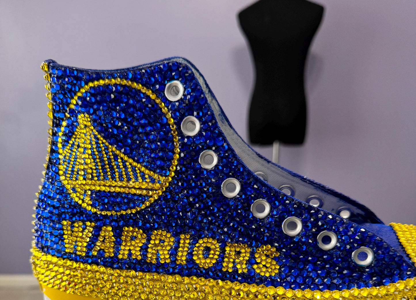 Rhinestone Platform Sneakers Customized Wedding Birthday Prom Pageant