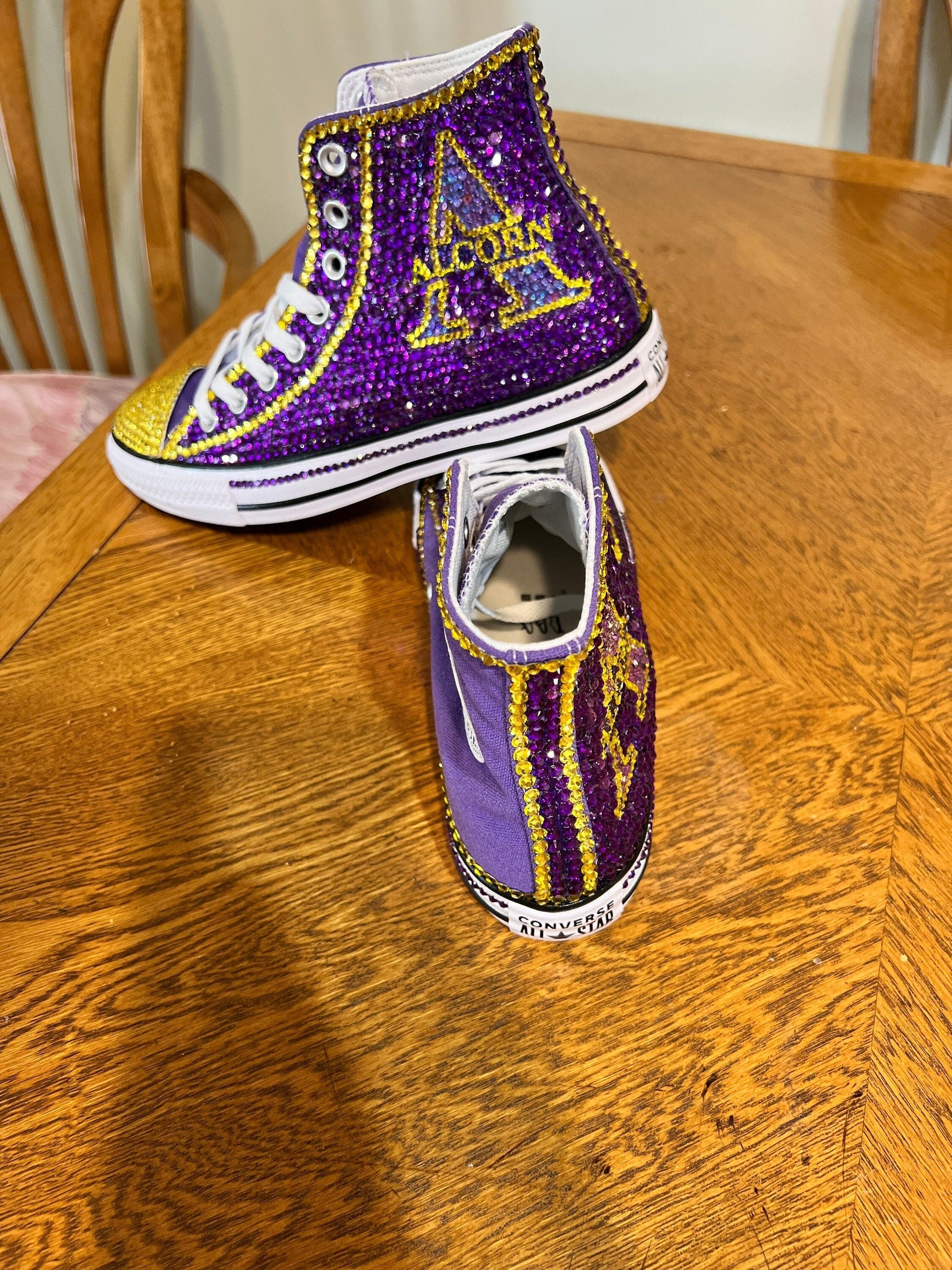 Professional or College Tennis Shoes, converse, wedding, quinceanera, bling shoes